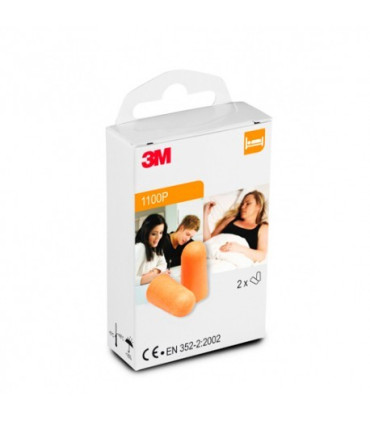 TAPONES OIDOS POLIURETANO 3M RUIDO 4 UNIDADES