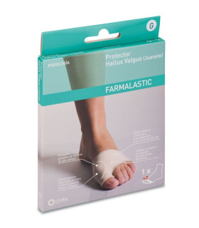 PROTECTOR JUANETE CALZADO HABITUAL FARMALASTIC FEET TALLA PEQUEÑA