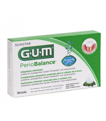 GUM PERIOBALANCE 30 COMPRIMIDOS SABOR MENTA FRESCA