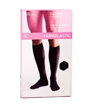 CALCETIN FARMALASTIC NEGRO T- MED