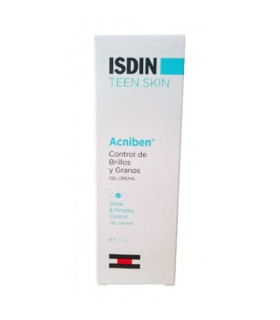 ISDIN ACNIBEN CONTROL DE BRILLOS Y GRANOS GEL CREMA IS 40 ML