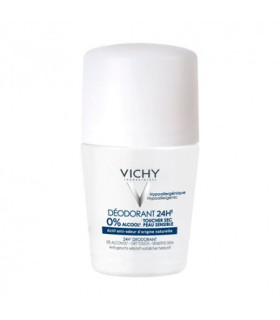 DESODORANTE 24 H SIN SALES DE ALUMINIO VICHY 1 ROLL ON 50 ML