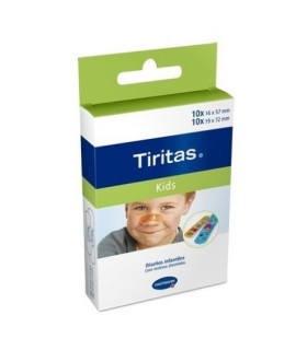TIRITAS KIDS APOSITO ADHESIVO 20 UNIDADES 2 TAMAÑOS