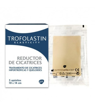 TROFOLASTIN REDUCTOR DE CICATRICES 5 UNIDADES 10 X 14 CM
