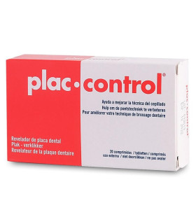 PLAC CONTROL COMPRIMIDOS REVELADOR PLACA DENTAL 20 COMP