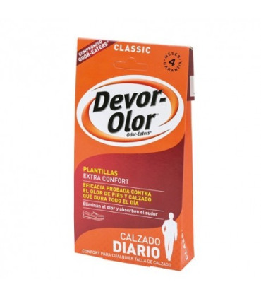 DEVOR OLOR PLANTILLAS DIARIO  EXTRA CONFORT