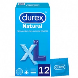 DUREX NATURAL XL PRESERVATIVOS 12 U