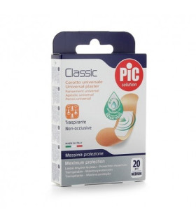 PIC CLASSIC CON BACTERICIDA APOSITO ADHESIVO 19X 77 MM 20 U