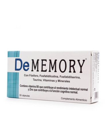 DE MEMORY 30 CAPSULAS