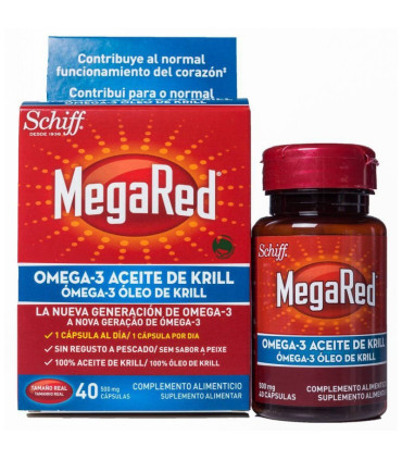 MEGARED 500 OMEGA3 40 CAPS