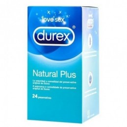 DUREX NATURAL PLUS PRESERVATIVOS 24 U