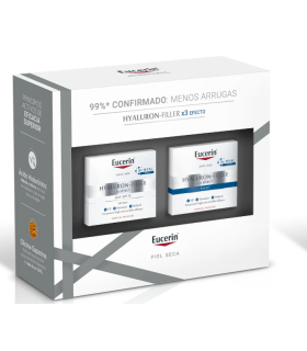 EUCERIN COFRE XMAS HYALURON FILLER CREMA PIEL SECA  SPF 15 + CREMA NOCHE EUCERIN