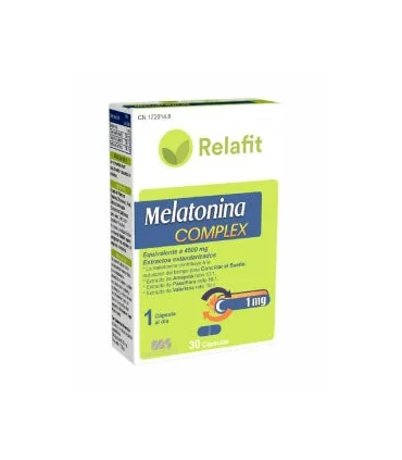 RELAFIT MS MELATONINA COMPLEX 30 CAPSULAS