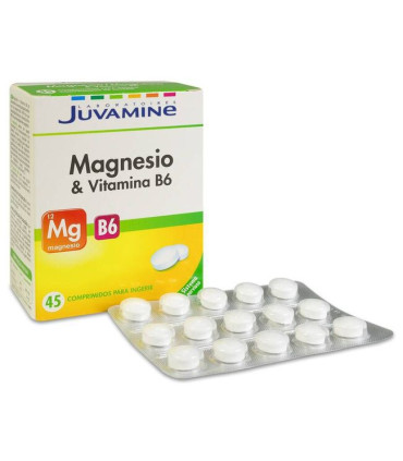 JUVAMINE MAGNESIO + VITAMINA B6 45 COMPRIMIDOS