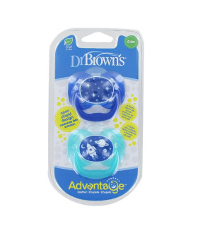 CHUPETE SILICONA DR BROWN´S ADVANTAGE REVERSIBLE T1 COLORES SURTIDOS 0-6 M