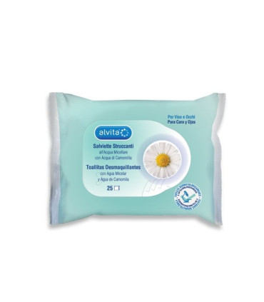 ALVITA TOALLITAS DESMAQUILLANTES 25 UNIDADES