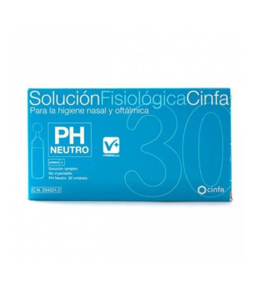 CINFA SOLUCION FISIOLOGICA 30 UNIDADES MONODOSIS 5 ML