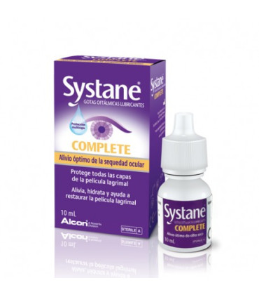 SYSTANE COMPLETE GOTAS OFTALMICAS LUBRICANTES SIN CONSERVANTES 10 ML