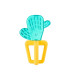 MORDEDOR CHICCO REFRESHING 1 UNIDAD CACTUS