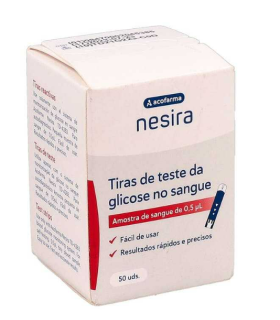 ACOFARMA TIRAS REACTIVAS DE GLUCOSA EN SANGRE NESIRA 50 TIRAS