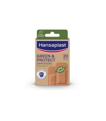HANSAPLAST GREEN & PROTECT APOSITO ADHESIVO SURTIDO 20 UNIDADES
