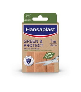 HANSAPLAST GREEN & PROTECT APOSITO ADHESIVO 10 UNIDADES 10 CM X 6 CM