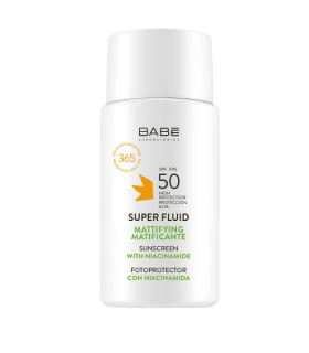 LABORATORIOS BABE SUPER FLUID FOTOPROTECTOR MATIFICANTE SPF 50 1 ENVASE 50 ML