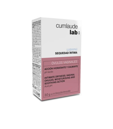 CUMLAUDE LAB: LUBRIPIU OVULOS VAGINALES 10 UNIDADES