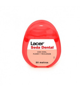 LACER SEDA DENTAL CON CERA FLUOR Y TRICLOSAN 50