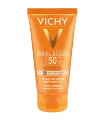 CAPITAL SOLEIL BB CREAM SPF 50 ACABADO SECO EMULSION FACIAL COLOREADO 1 ENVASE 50 ML