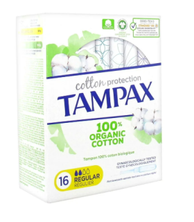 TAMPAX COTTON PROTECTION 16 UNIDADES REGULAR