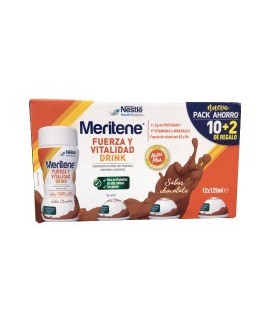 MERITENE DRINK CHOCOLATE 12 UDS 125 ML