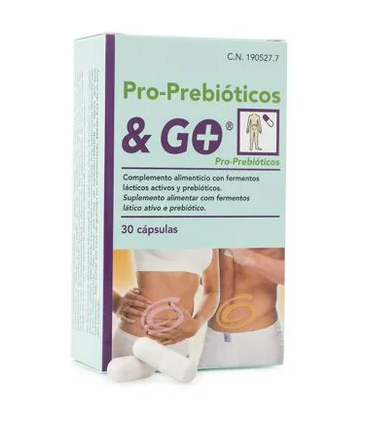 PREBIOTICOS-PROBIOTICOS & GO 30 CAPSULAS