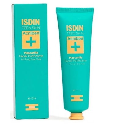 ISDIN TEEN SKIN ACNIBEN MASCARILLA FACIAL PURIFICANTE 1 ENVASE 75 ML