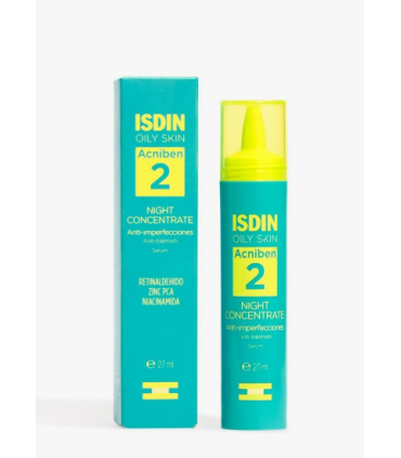 ISDIN TEEN SKIN ACNIBEN NIGHT CONCENTRATE ANTI-IMPERFECCIONES SERUM 1 ENVASE 27 ML