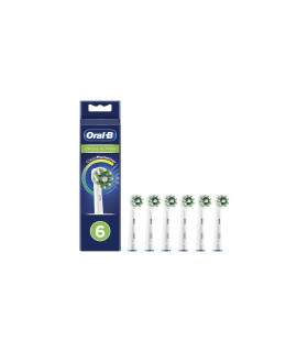 CEPILLO DENTAL ELECTRICO RECAMBIO ORAL-B CROSS ACTION 6 CABEZALES DE RECAMBIO