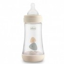 BIBERON T SILICONA CHICCO PERFECT5 NEUTRO 2M+ FLUJO MEDIO 240 ML