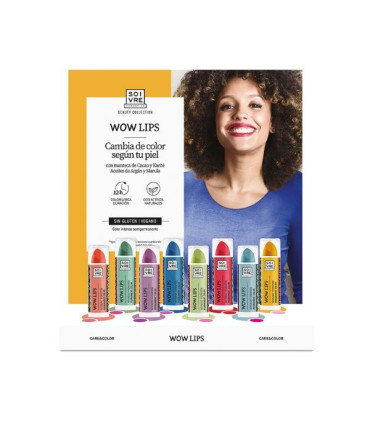 SOIVRE COSMETICS WOW LIPS 1 ENVASE 3,5 G COLOR AZUL CLARO