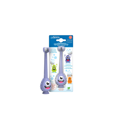 CEPILLO DENTAL INFANTIL DR BROWN´S 1 UNIDAD MOSTRUO