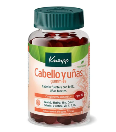 KNEIPP CABELLO Y UÑAS 60 GUMMIES SABOR FRESA