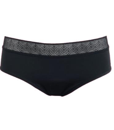 BRAGA MENSTRUAL ENNA NOCHE 1 UNIDAD TALLA M FLUJO ABUNDANTE COLOR NEGRO