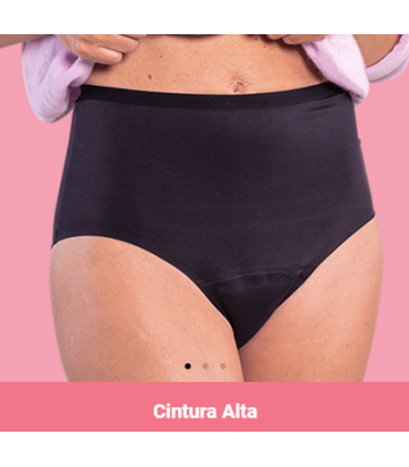 BRAGA PERDIDA DE ORINA ENNA CINTURA ALTA 1 UNIDAD TALLA M COLOR NEGRO