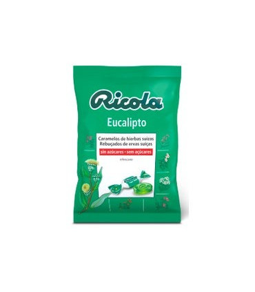 RICOLA CARAMELOS SIN AZUCAR 1 BOLSA 70 G SABOR EUCALIPTUS