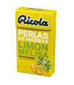 RICOLA PERLAS SIN AZUCAR 1 ENVASE 25 G SABOR LIMON