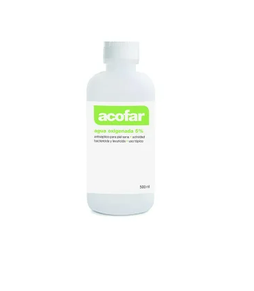 ACOFAR AGUA OXIGENADA 5% 1 FRASCO 500 ML