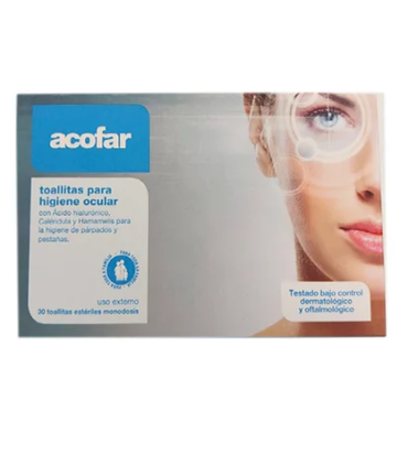 ACOFARMA NESIRA TOALLITAS PARA HIGIENE OCULAR 30 UNIDADES