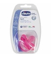 CHICCO CHUPETE SILICONA  PHYSIO SOFT 0-6M ROSA