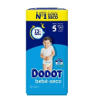 PAÑAL INFANTIL DODOT BEBE SECO VALUE TALLA 5 11-16 KG 54 UNIDADES PACK