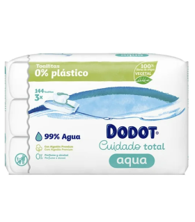 DODOT AQUA PURE TOALLITAS HUMEDAS PARA BEBES 144 U