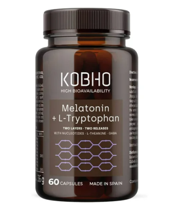 KOBHO MELATONIN + L-TRYPTOPHAN  60 COMPRIMIDOS